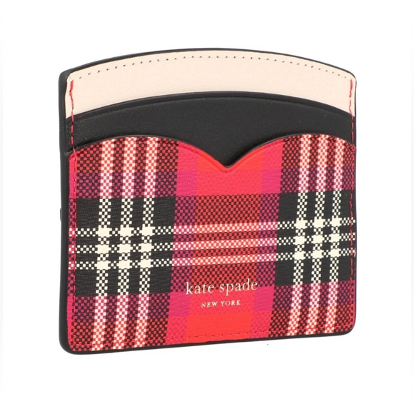 EUC Kate Spade Blinx Plaid Owl Cardholder - Picture 9 of 9